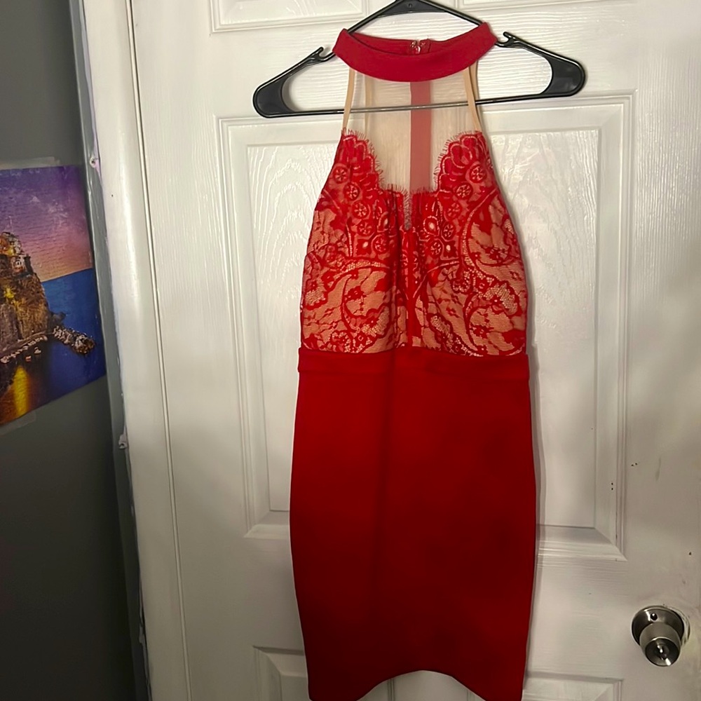 Red dress